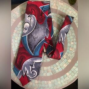 Vintage Bold Print Cricketeer Tie